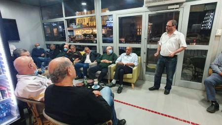 بمشاركة النائب عوفير كسيف اجتماع انتخابي داعم للقائمة المشتركة في باقة 